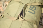 Большой военный тактический баул сумка тактическая US 130 литров цвет хаки для передислокации - изображение 9