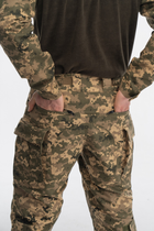 Тактичний військовий костюм штани з наколінниками та убакс ріп-стоп піксель 4XL - изображение 8