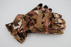 Тактичні теплі рукавички softshell 9100_XL_Multicam - зображення 7