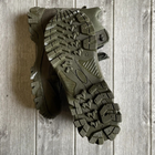 Берцы тактические ботинки SlimTex + Флис высокие кожа Олива размер 43 - изображение 4