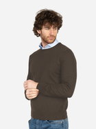 Sweter męski ciepły Vela Blu V22930-943 L Brązowy (2000377671054) - obraz 2