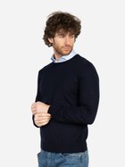 Sweter męski ciepły Vela Blu V22930-570 L Niebieski (2000377667057) - obraz 4