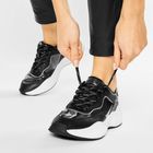 Sneakersy damskie na wysokiej platformie do kostki Calvin Klein Beaulah B4E00134 38 Czarne (194060717685) - obraz 9