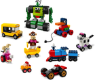 Конструктор LEGO Classic Кубики та колеса 653 деталі (11014) - зображення 6