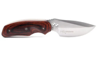 Нож охотничий походный с деревянной рукоятью в чехле USA 480 - изображение 2