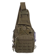 Рюкзак тактический SLK M-02 6 л Оливковый - изображение 3