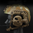 Крепление адаптер чебурашка на шлем каску для наушников Impact Sport, Earmor, Wаlker`s, Peltor (Coyote) (150520) - изображение 9