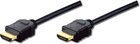 Digitus Assmann Kabel HDMI High Speed ​​(AM/AM) z kanałem Ethernet 5m Czarny (AK-330114-050-S) - obraz 1