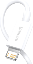 Kabel Baseus Superior Series Fast Charging Lightning 2.4A 1m Biały (CALYS-A02) - obraz 3