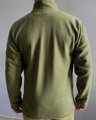 Комплект военная футболка с длинным рукавом + тактическая флисовая кофта (удлиненная) Cedra Military XL Оливковый + Пиксель - изображение 8