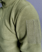 Комплект военная футболка с длинным рукавом + тактическая флисовая кофта (удлиненная) Cedra Military XS Оливковый + Пиксель - изображение 6
