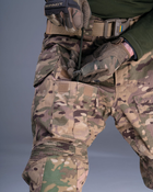 Комплект військової штурмової форми UATAC Gen 5.2 M Мультикам Степ. Штани + Куртка - зображення 10