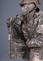 Тактическая штурмовая куртка UATAC Gen 5.2 3XL Мультикам FOREST Лес c флисовой парой - изображение 7