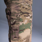 Тактичні штурмові штани UATAC Gen 5.2 S Мультикам Степ з наколінниками - зображення 8