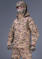 Тактична штурмова куртка UATAC Gen 5.2 XL Мультикам Степ з флісовою парою - зображення 4