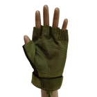 Тактичні рукавички SP-Sport BC-8811 з відкритими пальцями розмір L Оливковий - зображення 7