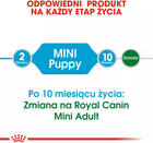 Sucha karma dla szczeniąt małych ras Royal Canin Puppy Mini do 10 miesiąca życia 2 kg (3182550793001) (91119) (30000202) - obraz 5