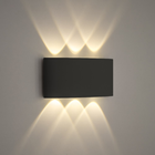 Світильник світлодіодний, бра LUMINARIA LINZA SIX 6W R-170-3000K-BLACK-220-IP54