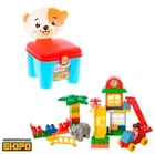 Конструктор крупный LIMO TOY 3166A Игровая площадка 46 больших деталей Собачка