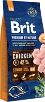 Sucha karma dla starszych psów BRIT Premium Senior S+M z kurczakiem 15 kg (8595602530175) - obraz 2