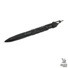 Тактична ручка UZI Tactical Pen With Glassbreaker & Cuff Key Black - зображення 1