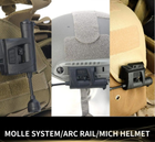 Фонарик тактический на шлем Element Airsoft Charge MPLS 4LED Черный - изображение 2