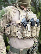 Плитоноска с быстрым скидом, военный с подсумками, пиксель турецкая ASDAG 5451 - изображение 5