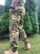 Тактичні штани ЗСУ військові армійські Джоггери піксель розмір 54 - зображення 3