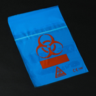 Пакет для транспортування біоматеріалів Biohazard з подвійною кишенею Блакитний Biosigma - зображення 1