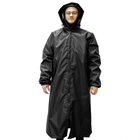 Дождевик плащ с капюшоном (плащ-куртка) + чехол OSPORT (ty-0030) Черный
