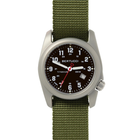 Мужские часы Bertucci TITANIUM 12122 A-2T CLASSIC BLACK W FOREST NYLON BAND