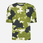 T-shirt męski z nadrukiem Fila FAM0139-63014 M Zielony (4064556305480) - obraz 5