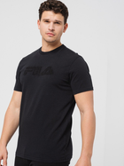 T-shirt męski basic Fila FAM0279-80001 M Czarny (4064556365927) - obraz 3