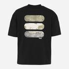 T-shirt męski basic Fila FAM0140-80001 S Czarny (4064556365422) - obraz 5