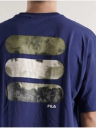 T-shirt Fila FAM0140-50016 S Niebieski (4064556334008) - obraz 5