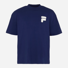 T-shirt męski luźny Fila FAM0140-50016 M Niebieski (4064556333995) - obraz 6