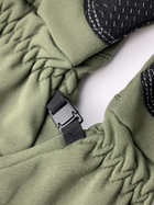 Водонепроникні тактичні зимові рукавички на флісі олива розмір М - зображення 4