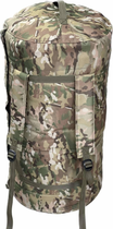 Тактичний баул на 120 літрів для вещей армійський військовий для ЗСУ тактична сумка рюкзак колір мультикам - зображення 1