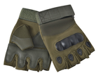 Перчатки тактические беспалые Eagle Tactical ET-01 Green M (3_02206) - изображение 3
