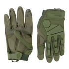 Тактичні рукавички Alpha, Kombat tactical, Olive, XL - зображення 3