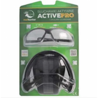Профессиональные Активные Тактические Наушники REALHUNTER Active Pro Очки Черный ( LE-401B+LG3048 BLACK) - изображение 6