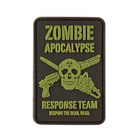 Шеврон "Zombie Apocalypse", Kombat Tactical, Black/Olive - зображення 1