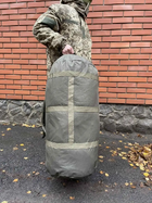 Рюкзак сумка баул олива 120 л військовий ЗСУ тактичний баул, баул армійський APR-4 - зображення 6