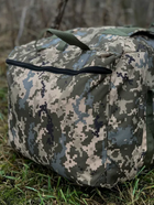 Баул 100 літрів армійський військовий ЗСУ тактичний сумка рюкзак 74*40*34 см похідний піксель - зображення 4