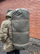 Сумка рюкзак баул олива/пиксель 120 литров военный тактический баул, баул армейский ЗСУ APR-4 - изображение 4