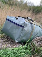 Баул 100 літрів армійський військовий ЗСУ тактичний сумка рюкзак 74*40*34 см похідний Оліва/ Хакі - зображення 5