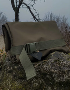 Баул 100 літрів армійський тактичний військовий ЗСУ сумка рюкзак 74*40 см похідний Оліва/ Хакі - зображення 4
