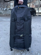 Рюкзак сумка баул чорний 130 л військовий ЗСУ тактичний баул, баул армійський - зображення 6
