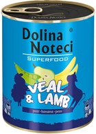 Влажный корм Dolina Noteci Superfood с телятиной и бараниной