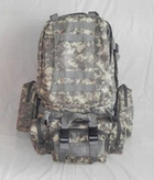 Тактичний рюкзак з підсумками на 55 літрів RVL B08 піксель Камуфляж - зображення 3